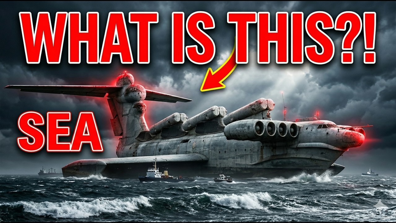 The Caspian Sea Monster 😱 Soviet Cold War Giant Explained! - YouTube