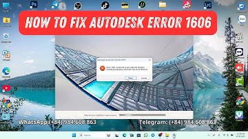 How to fix Autodesk Error 1606 | Could not access network location Autodesk