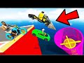 SHINCHAN AND FRANKLIN TRIED THE IMPOSSIBLE GIANT BUMPY ROAD PARKOUR CHALLENGE GTA 5