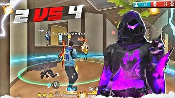 DUO VS SQUAD 26 KILLS 🤯 HARD LOBBY | BLACK ADAM H4X 