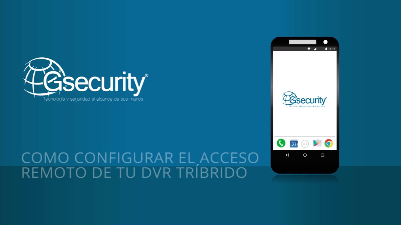 Como configurar el acceso remoto de tu DVR tríbrido - YouTube