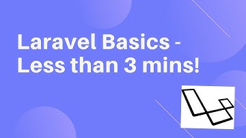 Intro To Laravel | What is Laravel and How it Works in less than 3 mins!