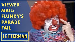 Viewer Mail: Flunky The Clown's One Man Parade | Letterman