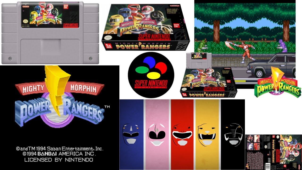 Trailer,manual,ROM,ISO,capa,box3d,cart ens, Mighty Morphin Power ...