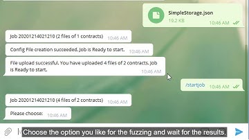 Tutorial on how to use the Smart Contract Fuzzing service