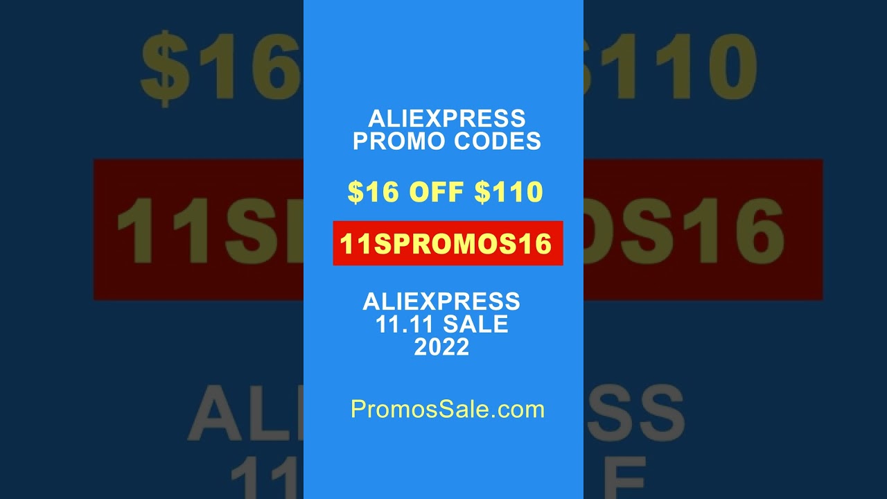 Aliexpress Promo Codes For Sale 11.11 2022 Last chance! 