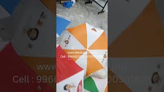 Custom Political Advertising Umbrellas in Karimnagar India for Election Events and Brand Visibility