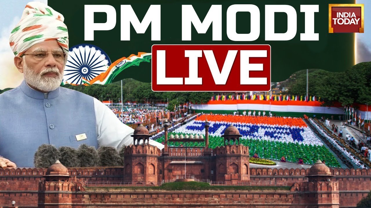 PM Modi Speech LIVE: Independence Day 2023 | India's 77th Independence ...