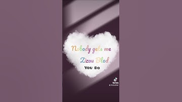 Thumbnail of "Nobody gets me -SZA" This cover  by me "is not the best quality but yeah" hope you enjoy it