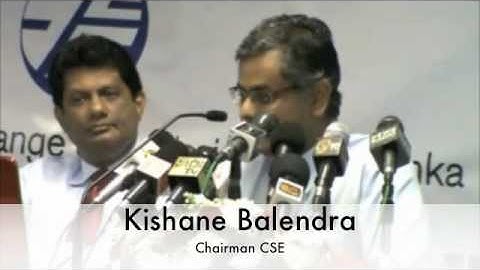 Chairman - Colombo Stock Exchange (CSE)