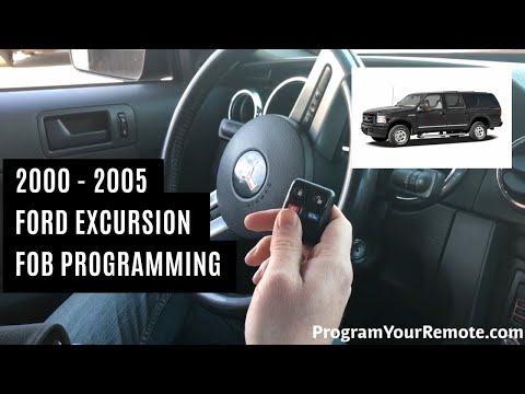 How To Program a Ford Excursion Remote Key Fob 2000 - 2005
