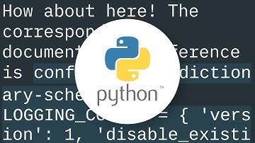 Where is a complete example of logging.config.dictConfig?