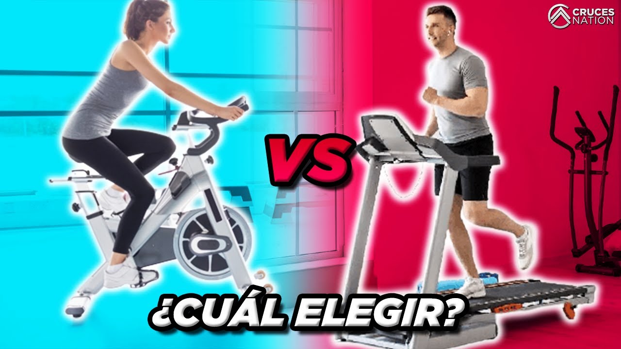 montón Refinamiento Cíclope ✓ Bicicleta ESTÁTICA vs TROTADORA (Caminadora) 🤔 ¿Cuál quema más grasa?  Máquinas para bajar de peso - YouTube
