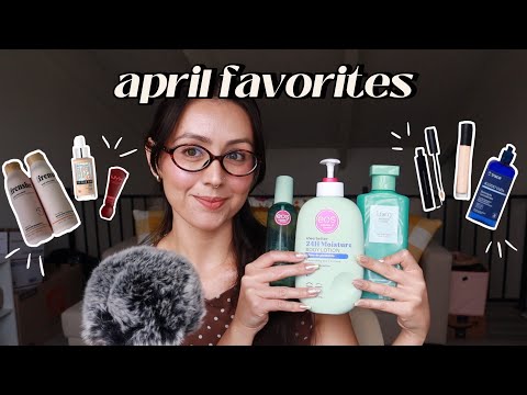 ASMR | april favorites | spring/summer must-haves ☀️🌷💕🌸 (close whispering, tapping) thumbnail