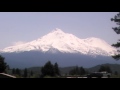 Mountain shasta in Northern California.