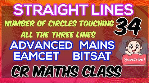 STRAIGHT LINES part34//Shortcut method /Advanced,Mains//Eamcet,Bitsat//INTER, CBSE //CR MATHS CLASS