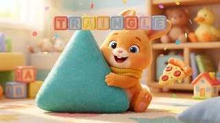 Learn the Shape Triangle with Bello the Bunny | Shapes for Kids