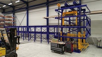Double Deck Truck Loading & Unloading System with Trailer Chain Track System