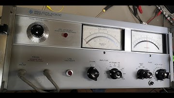 HP 8405A Vector Voltmeter 1966 test and teardown