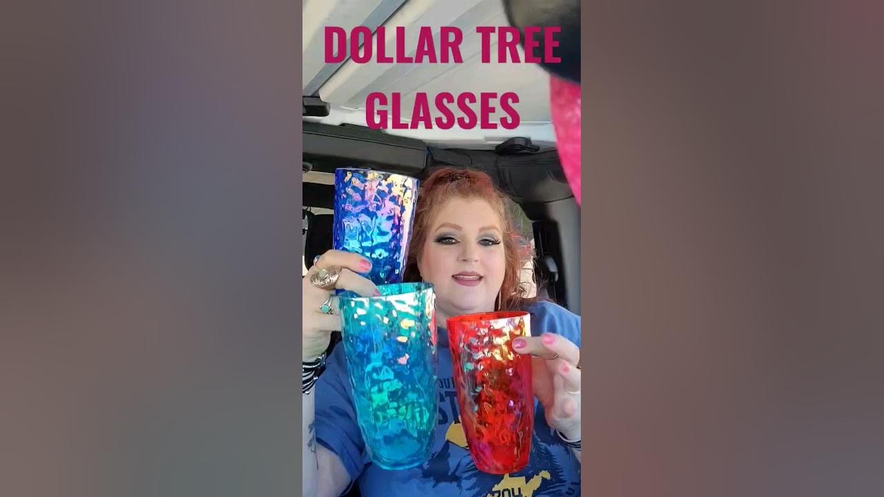 DOLLAR TREE GLASSES - YouTube