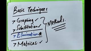 GED MATHS PREP TEST- SOLVING A SYSTEM OF TWO LINEAR EQUATIONS (ELIMINATION METHOD)