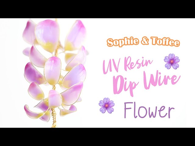 UV Dip Resin Premium Set, Dipping Gel Twine Stick Copper Wire When Cured W/  No Stickiness or Tackiness Make Wire Flower 