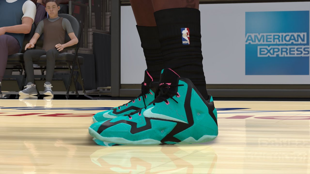 NBA 2K25 Next Gen Shoe Creator - Nike LeBron 11 "South Beach"