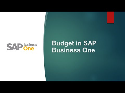 Budget In SAP