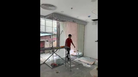 Cửa tự động KODO tại 221 Lê Văn Lương, Hà Nội #cuakinhtudong #home #cuatudong