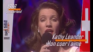 Eurovision 1996 Switzerland Kathy Leander - Mon Coer Laime ᴴᴰ