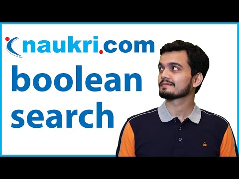 Boolean Search in Naukri