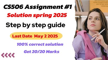 CS506 Assignment 1 Solution Spring 2025 | Complete Solution with Explanation