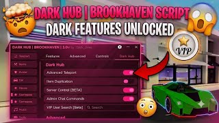 Brookhaven Script Dark Hub Premium Unlock All Gamepass | ROBLOX SCRIPT