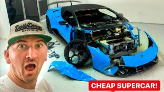 REBUILDING A WRECKED LAMBORGHINI HURACAN PERFORMANTE *PART 1*
