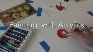 How to Mix Color and Create 3D Forms with Acrylic Paints