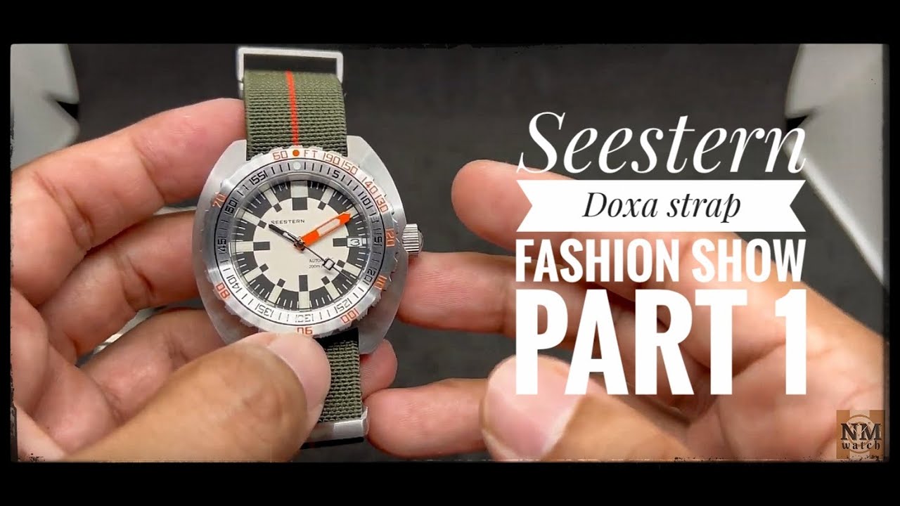 5 Best straps for the Seestern Doxa Military: Strap fashion show part 1 ...