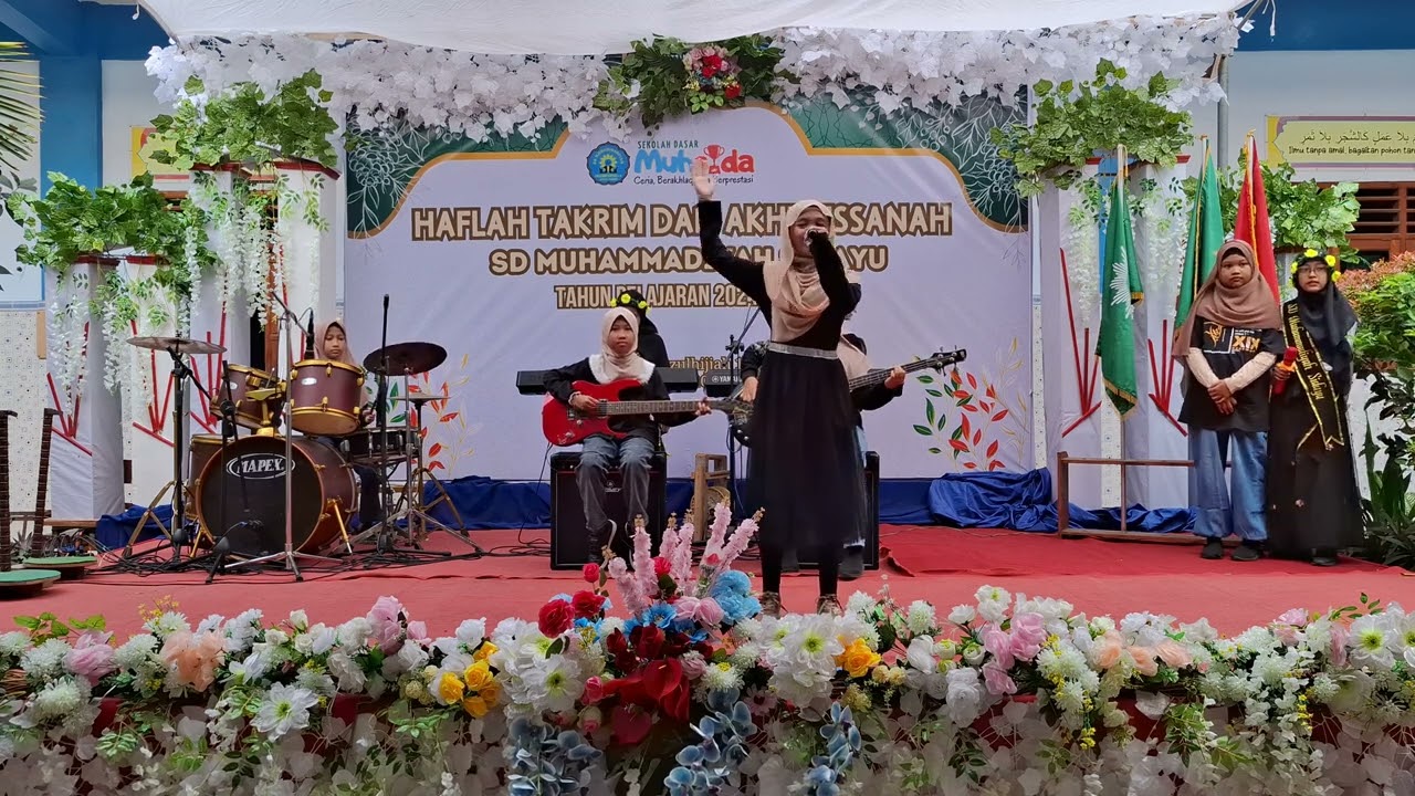 Pra Acara Akhirussanah Band Bocah Kelas IV 