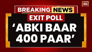 India Today's Mega Exit Poll LIVE | NDA '400 Paar'  | Lok Sabha Elections 2024 | India Today LIVE