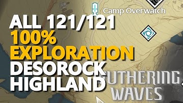 All Chests Desorock Highland 100% Exploration Wuthering Waves