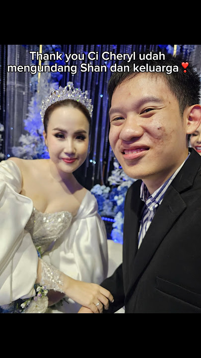 DIUNDANG KE WEDDING YOUTUBER CHERYL ANTOINETTE ❣️ #youtubeshorts #cherylantoinette