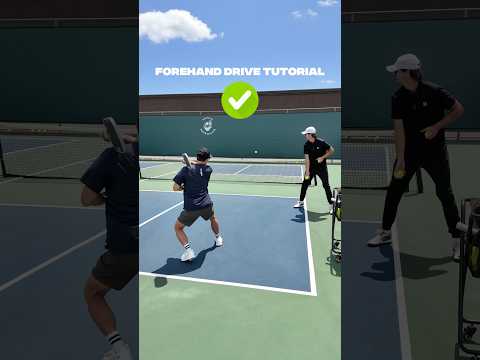 The 3-Step Formula for a More Powerful Pickleball Forehand Drive ⚡️ #pickleball #pickleballaddict
