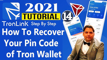 How To Recover Your Pin Code of Tron Wallet | Tron Wallet
