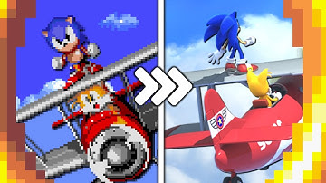 Sky Chase Zone, but it gets an Upgrade by every 50th Ring!