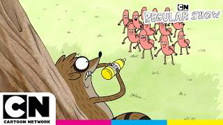 craziest bbq ever will hot dogs eat them regular show cartoon