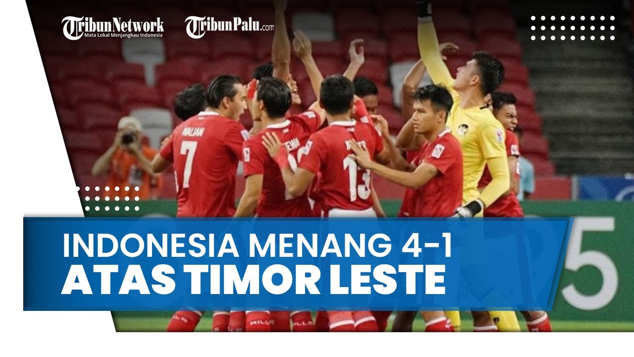 Hasil uji coba timnas vs timor leste