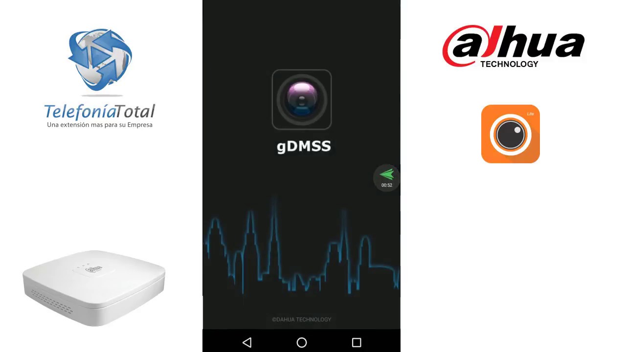 Configurar DVR Dahua para conexión por smartphone app Gdmss codigo QR ...