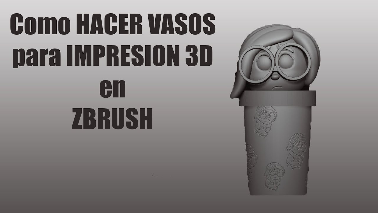 como-hacer-tus-vasos-para-impresion-3d-en-zbrush-youtube