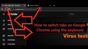 How to switch tabs on Google Chrome by using the keyboard