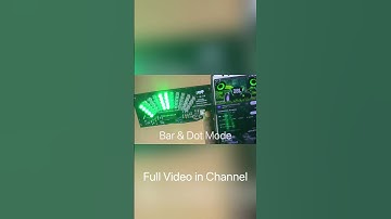 SAI ROBOTIC ALM 714 LM3915 L.E.D. VU Meter AudioLevel Indicator DC 12V BAR & DOT Mode