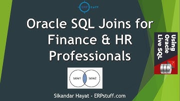 Oracle SQL Joins for Finance & HR Professionals
